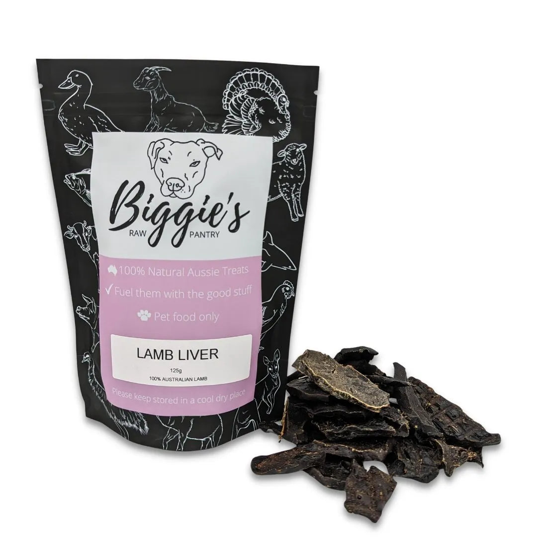 BIGGIE'S RAW PANTRY LAMB LIVER 125G