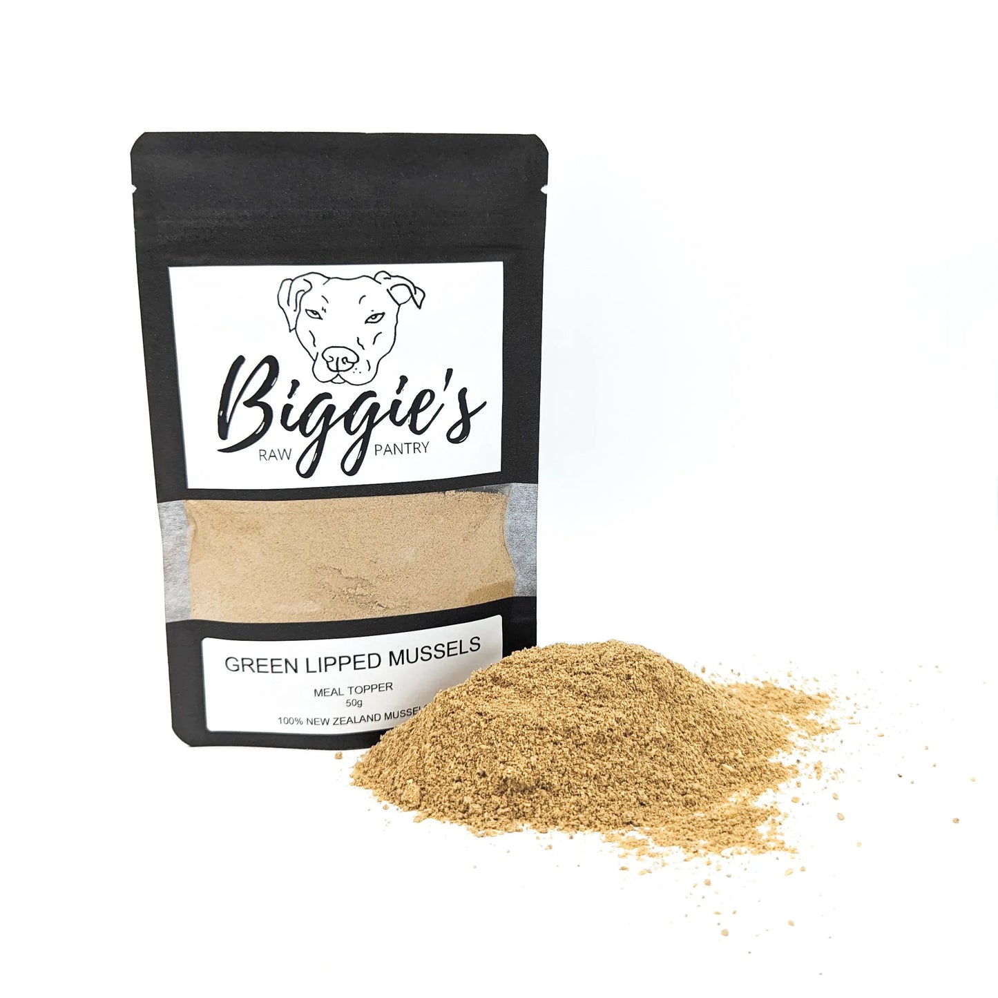 BIGGIE'S RAW PANTRY GREEN LIPPED MUSSEL POWDER 50G