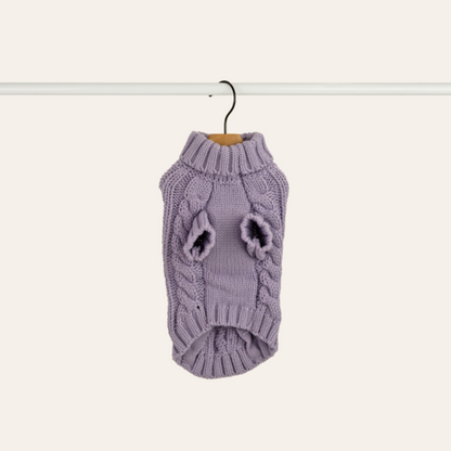 DAN & SAM LAVENDER KNITTED SWEATER