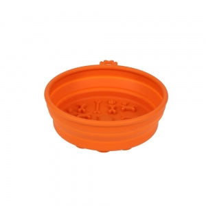 SCREAM COLLAPSIBLE TRAVEL BOWL W/ SUCTION