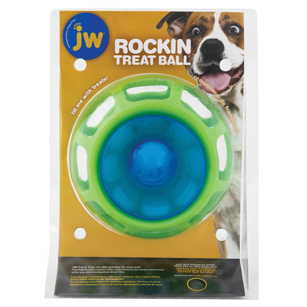 JW ROCKIN TREAT BALL – Rumpole & Mowgli