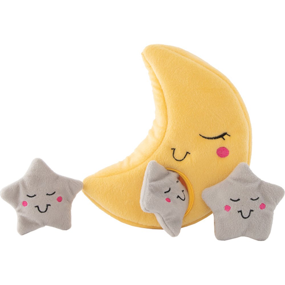 ZIPPY PAWS BURROW TOY MOON AND STARS