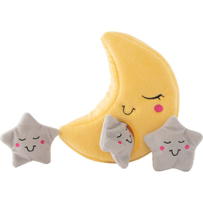 ZIPPY PAWS BURROW TOY MOON AND STARS