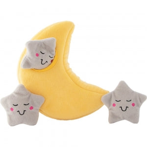 ZIPPY PAWS BURROW TOY MOON AND STARS