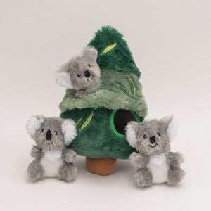 ZIPPY PAWS BURROW TOY KOALA IN TREE