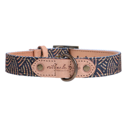 OUTBACK TAILS LEATHER COLLAR