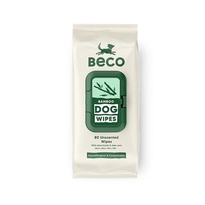 BECO BAMBOO WIPES UNSCENTED 80PK